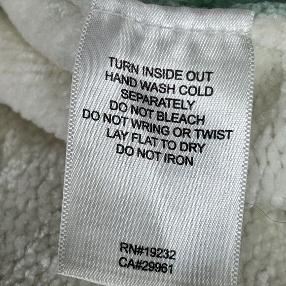 Alfred Dunner Sweater Medium Harlequin Argyle Blue Green Floral Holiday Soft - Picture 9 of 9